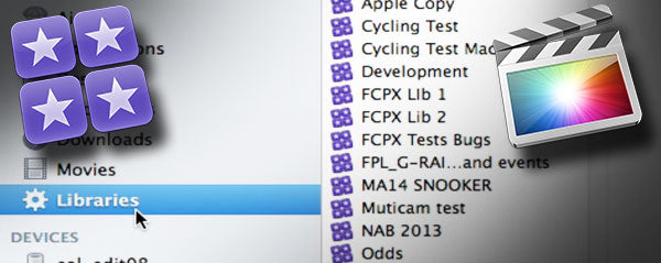 Finding Final Cut Pro X Libraries in the Finder with Smart Folders