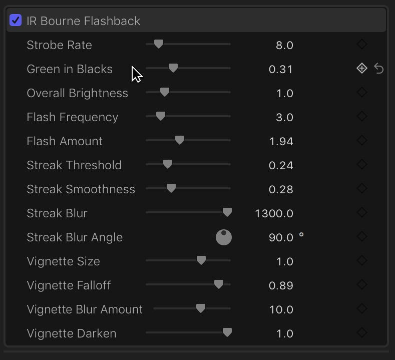 Bourne Flashback Effect