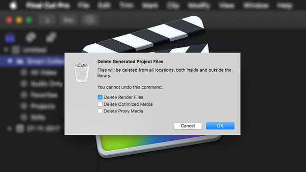 How to Delete Final Cut Pro X Renders