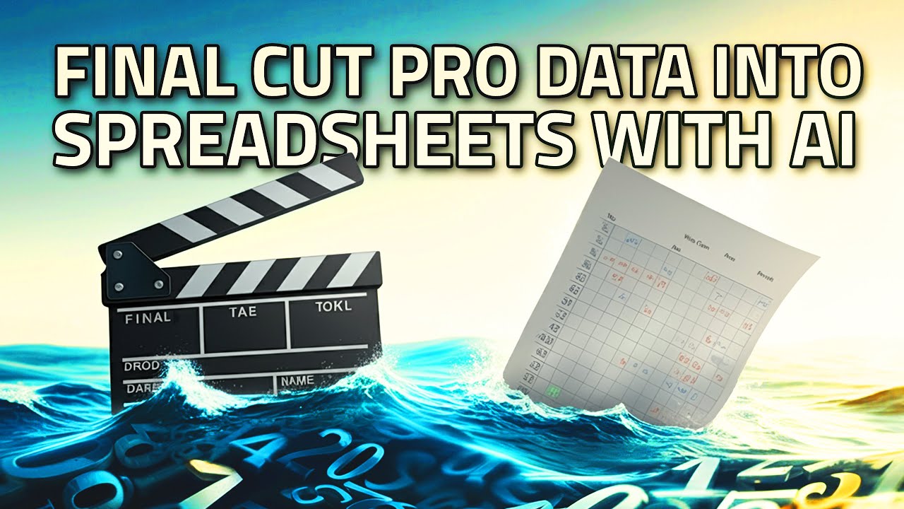 Get Final Cut Pro Sequence Data Into Google Sheets Using AI