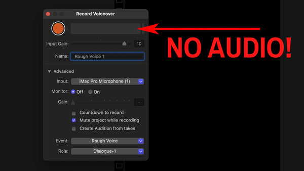 Why Doesn't My Microphone Audio Work in Final Cut Pro?