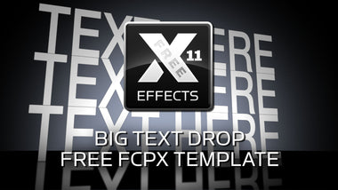 XEffects Big Text Drop